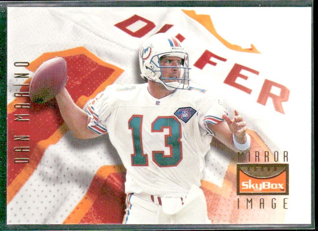 Dan Marino Player Lot Bundle 10 Different Football Cards DM004 Dolphins front