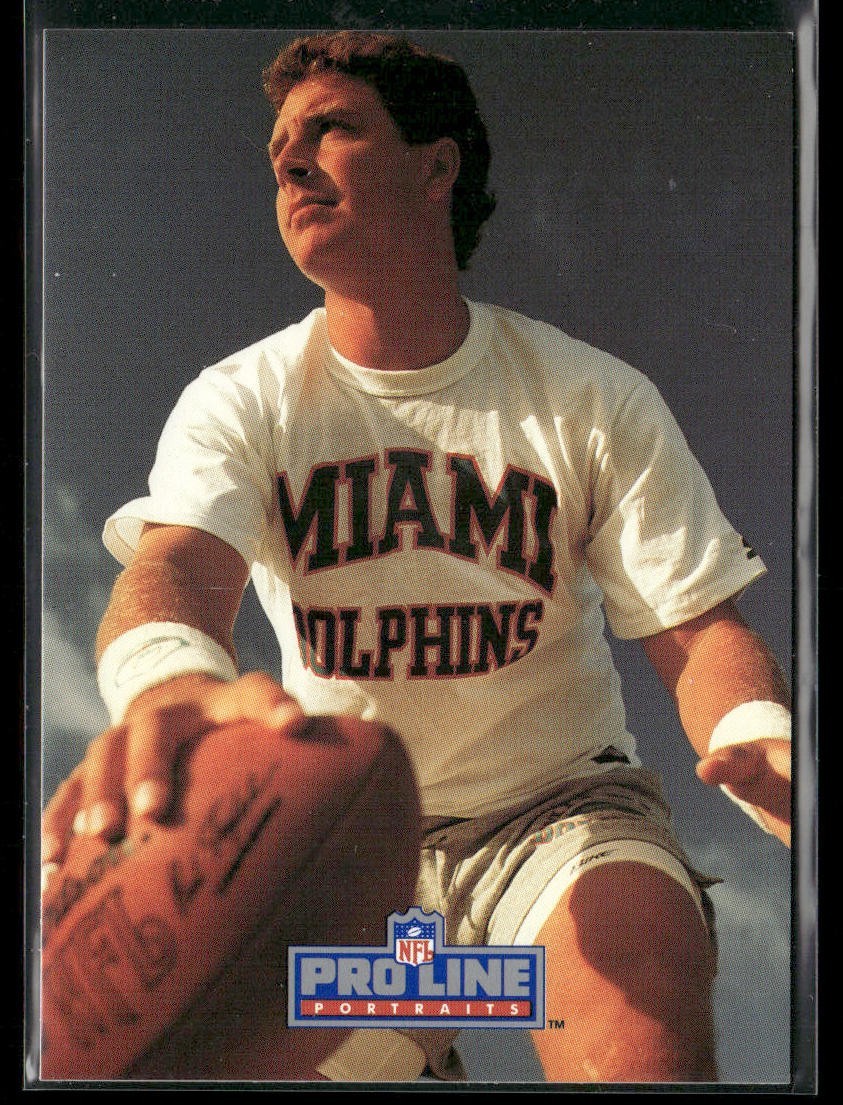Dan Marino Player Lot Bundle 10 Different Football Cards DM004 Dolphins back