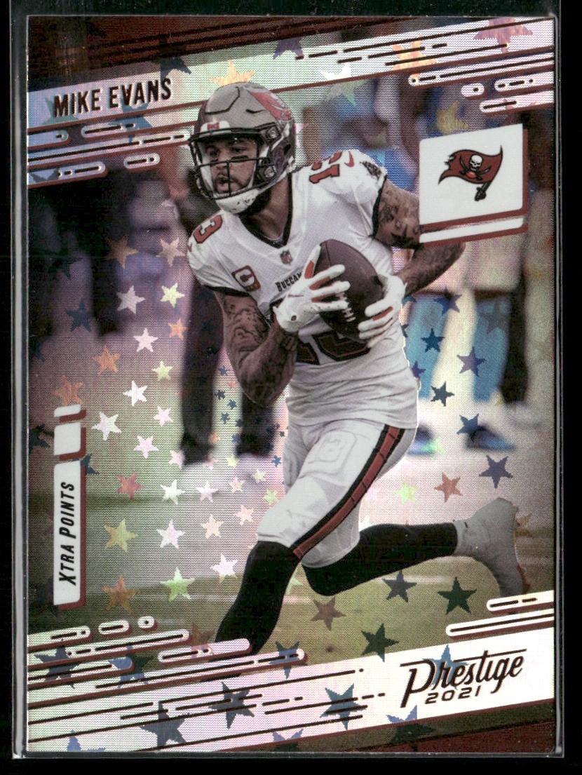 Mike Evans Player Lot Bundle 10 Different Football Cards ME002 Buccaneers back