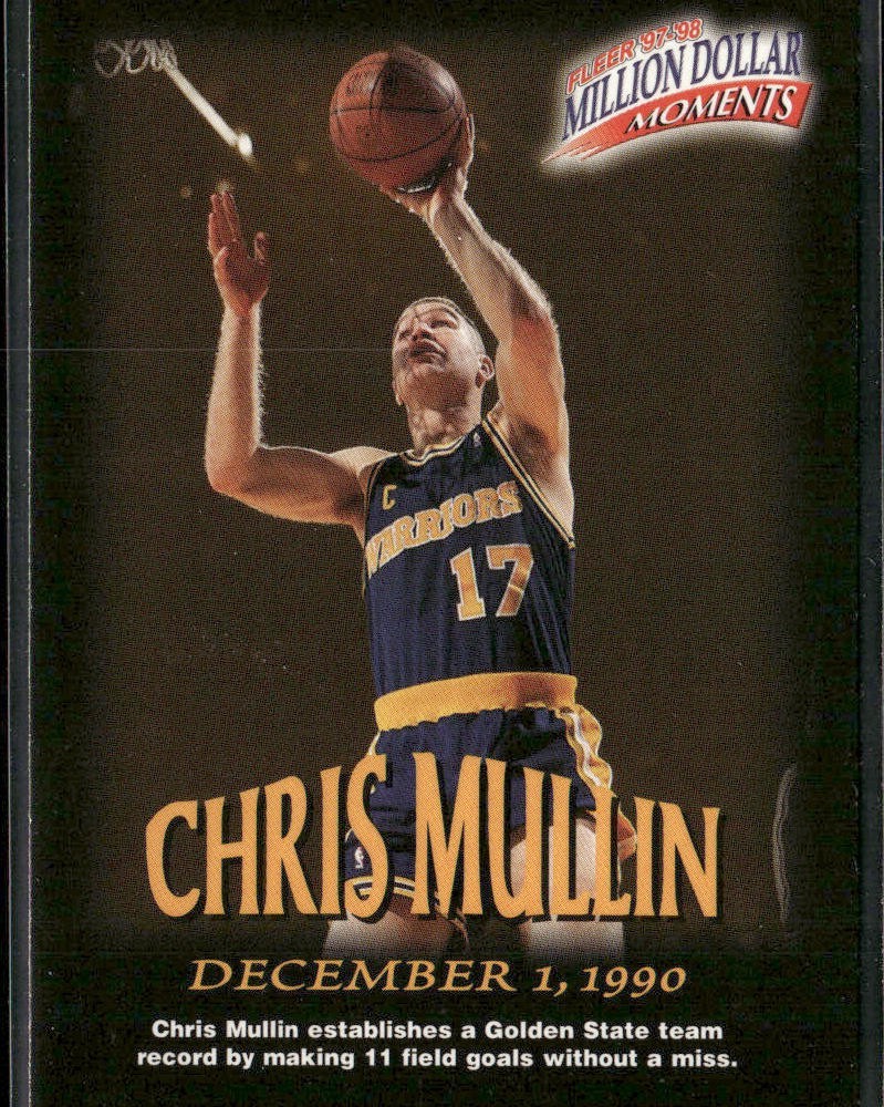 Chris Mullin Player Lot Bundle 10 Basketball Cards CM001 Warriors back