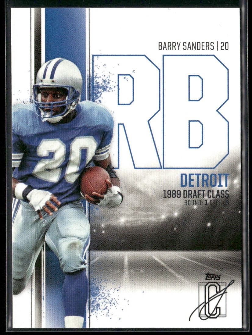 Barry Sanders Player Lot Bundle 10 Different Football Cards BS009 Lions back