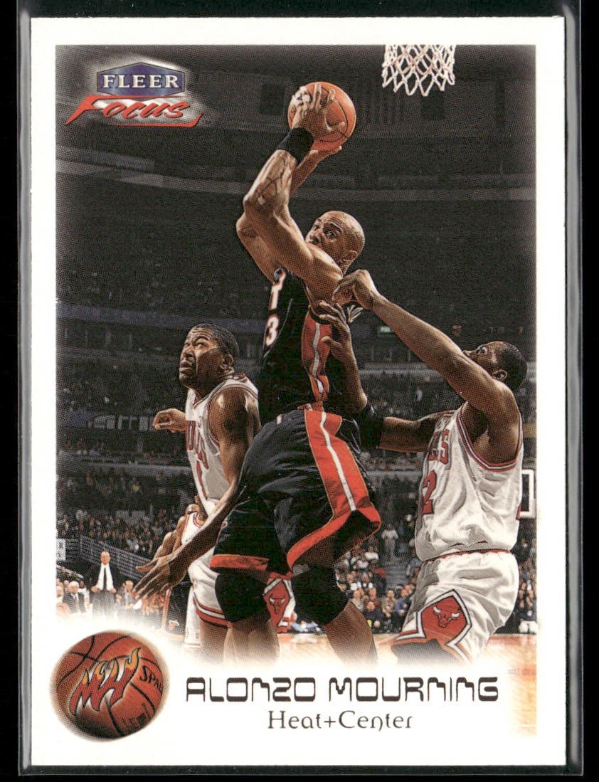 Alonzo Mourning Player Lot Bundle 10 Different Basketball Cards AM003 Heat back
