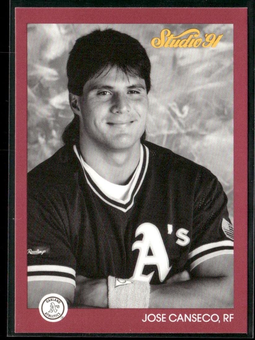 Jose Canseco Player Lot Bundle 10 Different Baseball Cards JC001 Athletics front
