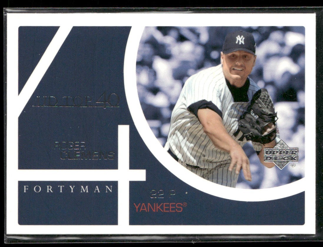 Roger Clemens Lot Bundle 10 Different Baseball Cards RC001 Red Sox Yankees back