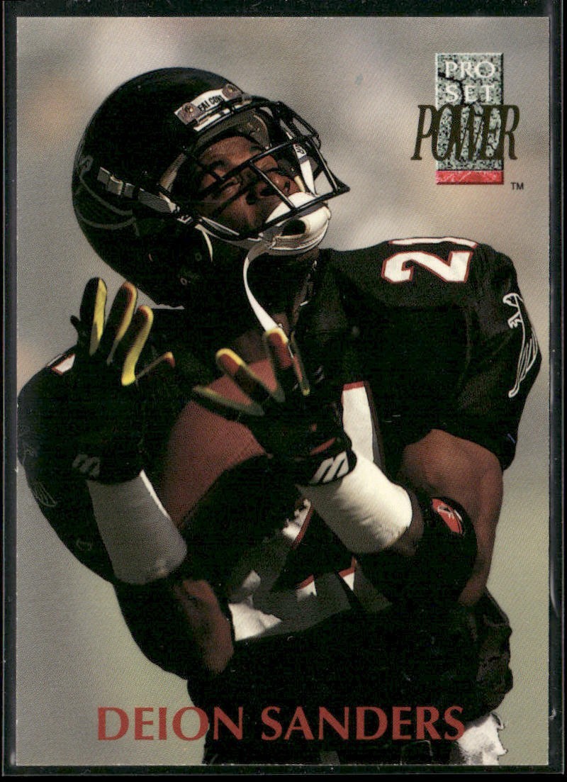 Deion Sanders Player Lot Bundle 10 Different Football Cards DS003 Falcons 49ers back