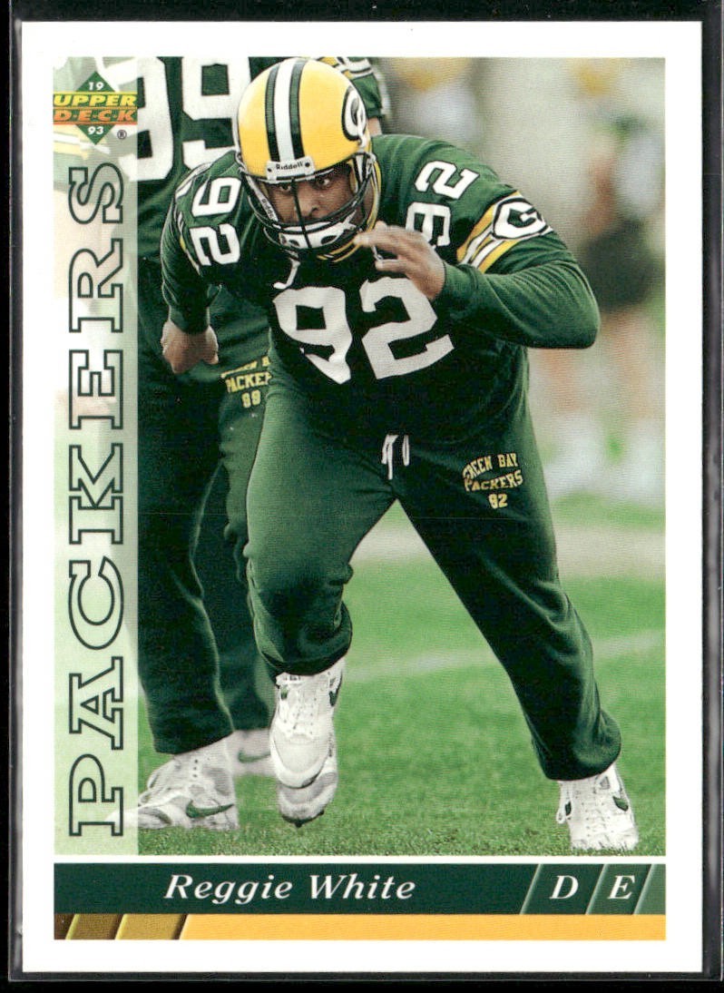 Reggie White Player Lot Bundle 10 Different Football Cards RW007 Eagles Packers back