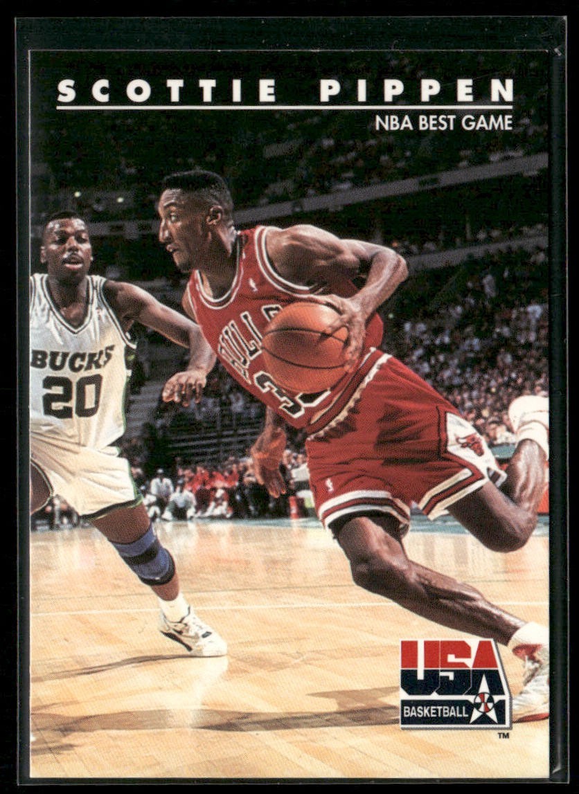 Scottie Pippen Player Lot Bundle 10 Basketball Cards SP005 Chicago Bulls back