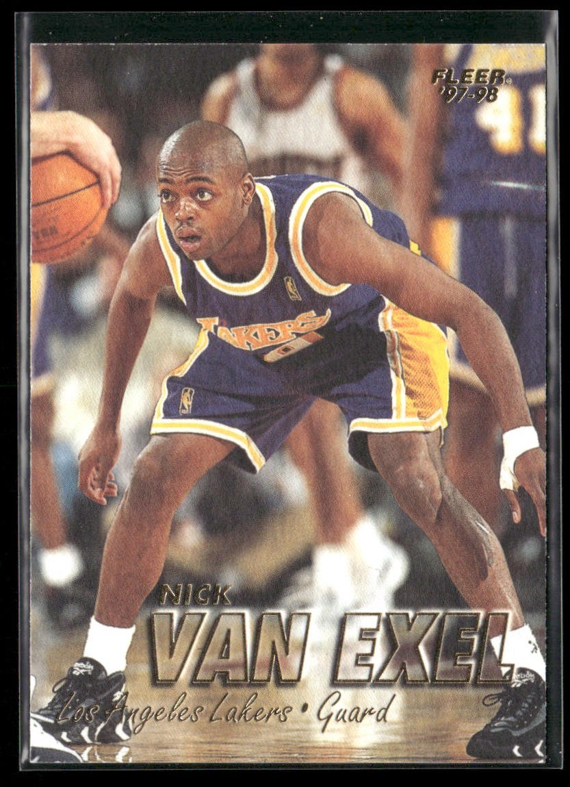 Nick Van Exel Player Lot Bundle 10 Basketball Cards NVE002 Lakers 2 RC's back
