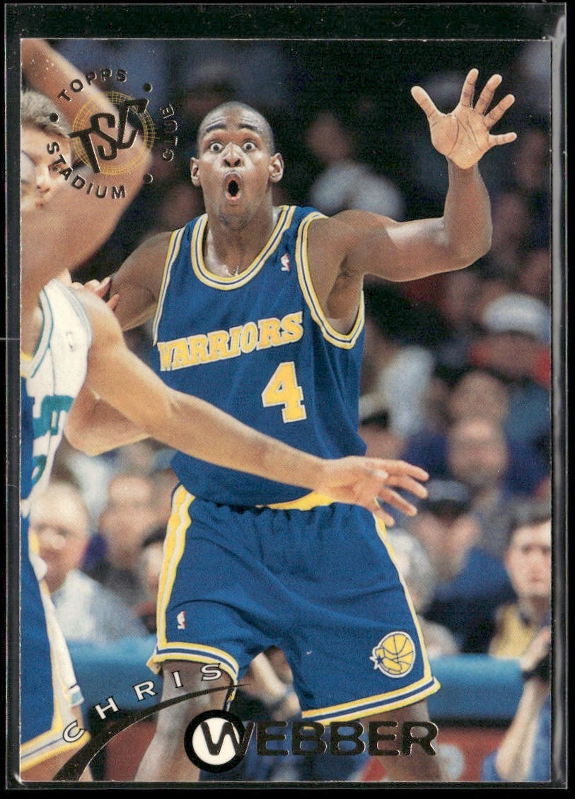 Chris Webber Player Lot Bundle 10 Basketball Cards CW002 Warriors 1 RC back