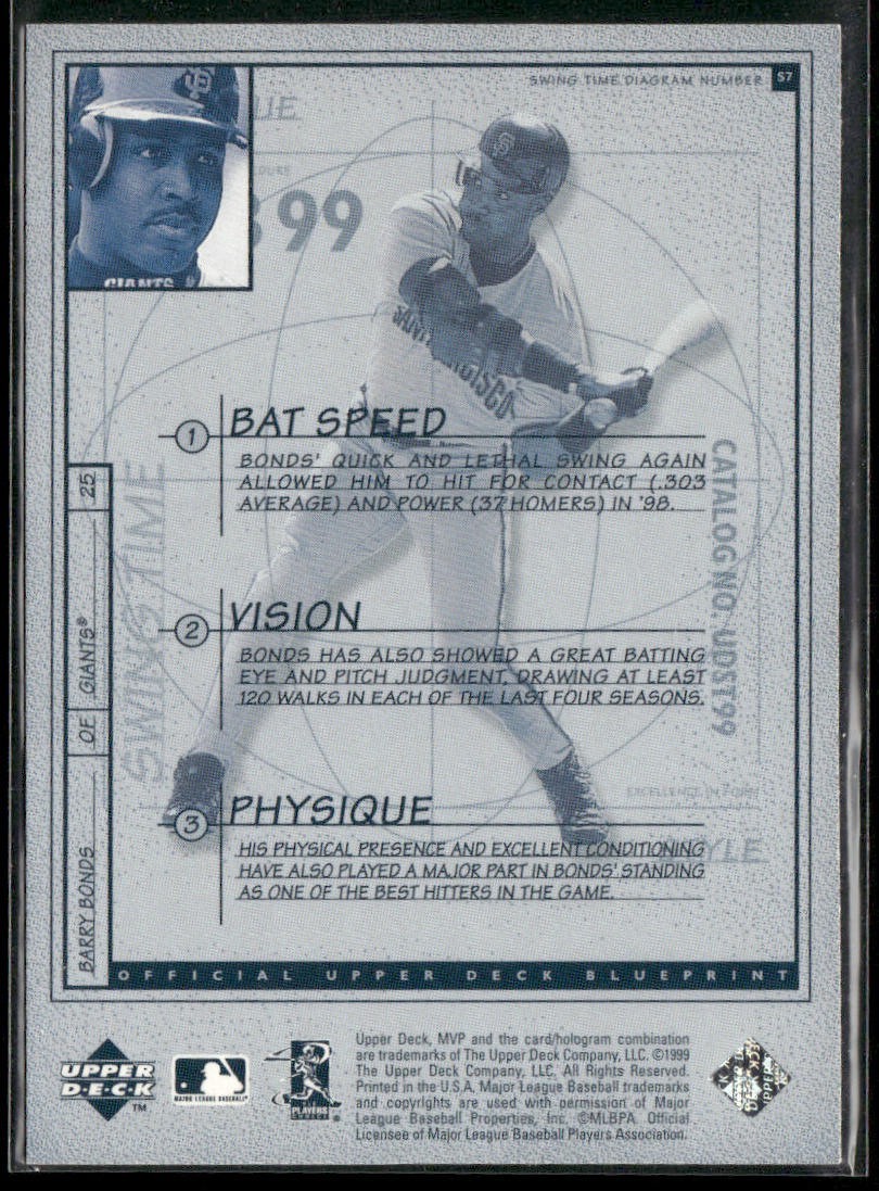 Barry Bonds Player Lot Bundle 10 Different Baseball Cards BB002 Giants Pirates back