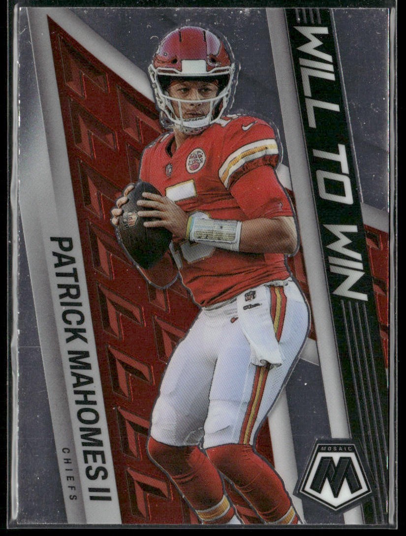 Patrick Mahomes II Player Lot Bundle 10 Different Football Cards PM001 Chiefs back