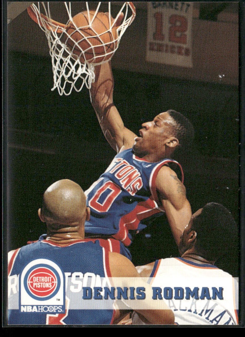 Dennis Rodman Player Lot Bundle 10 Basketball Cards DR002 Spurs Pistons Bulls front