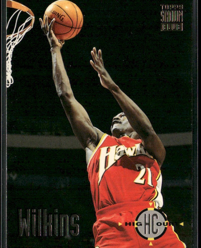 Dominique Wilkins Player Lot Bundle 10 Basketball Cards DW005 Hawks back
