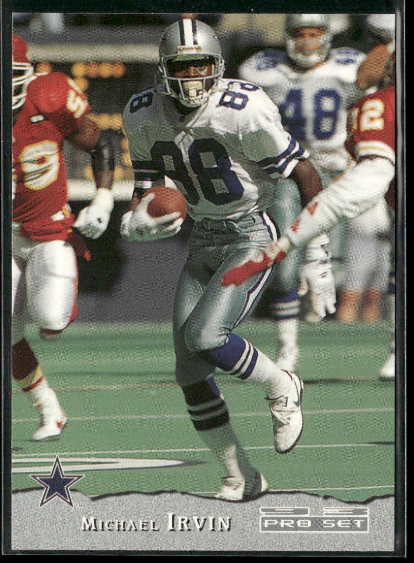 Michael Irvin Player Lot Bundle 10 Different Football Cards MI004 Cowboys back