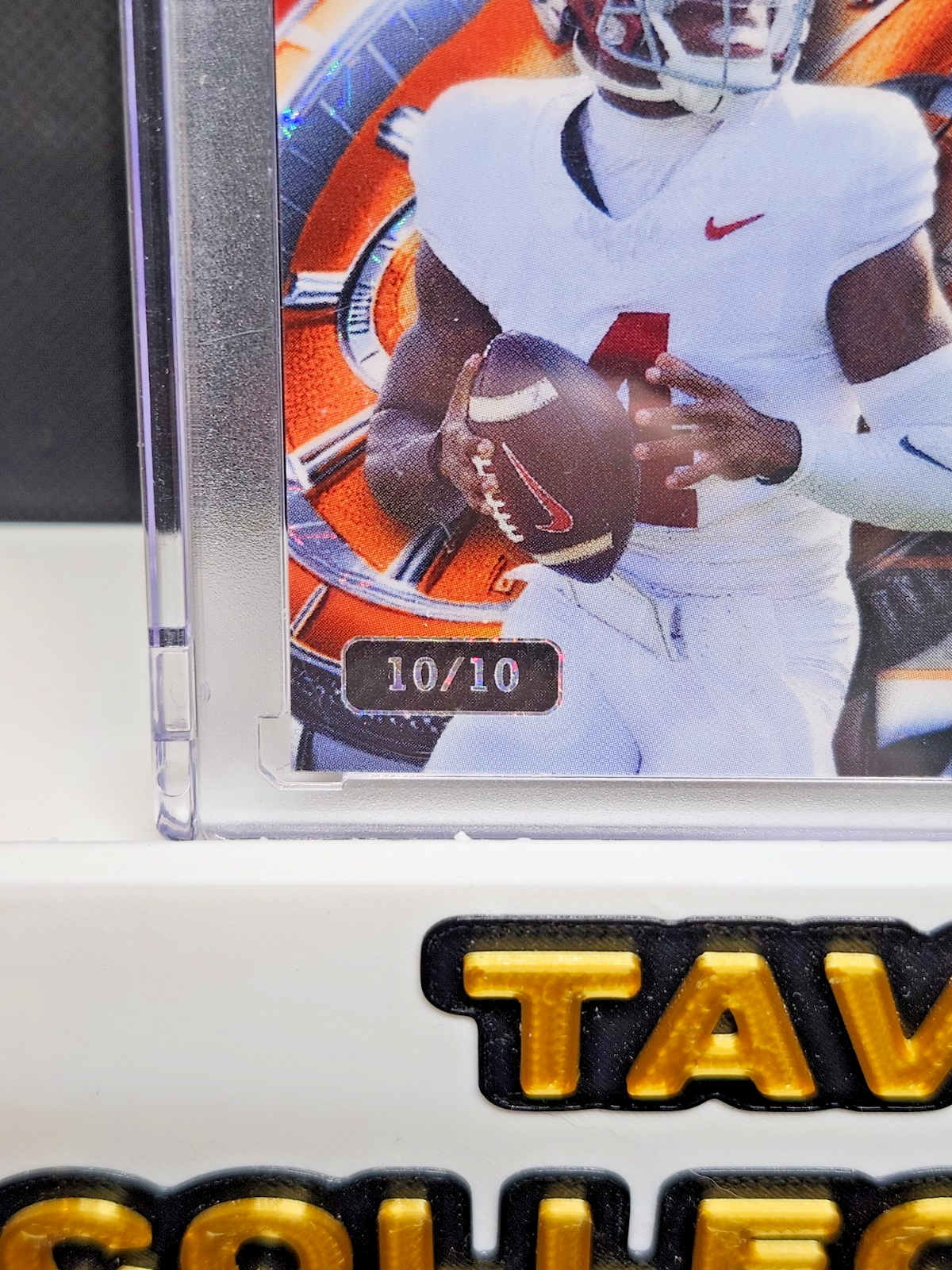 2024 Wild Card QB1 on the Clock Jalen Milroe Red RC /10 #OCW-BL-JM3 Seahawks back