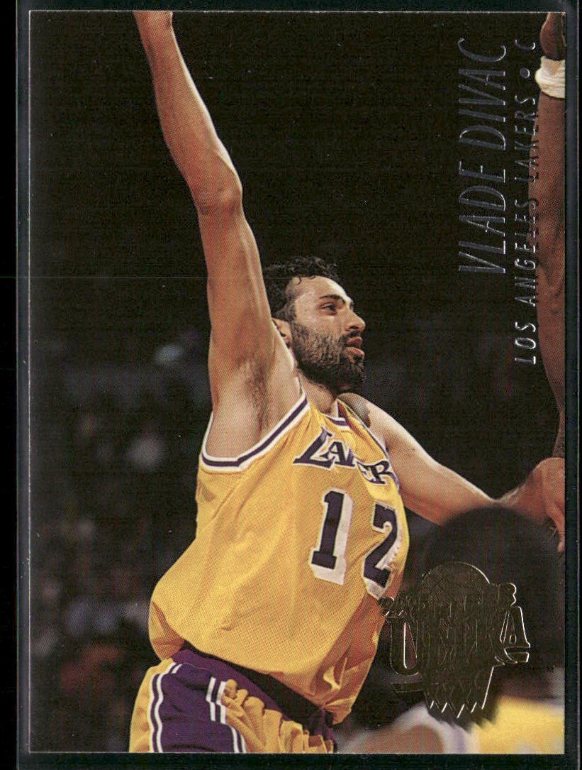 Vlade Divac Player Lot Bundle 10 Basketball Cards VD004 Lakers Hornets back