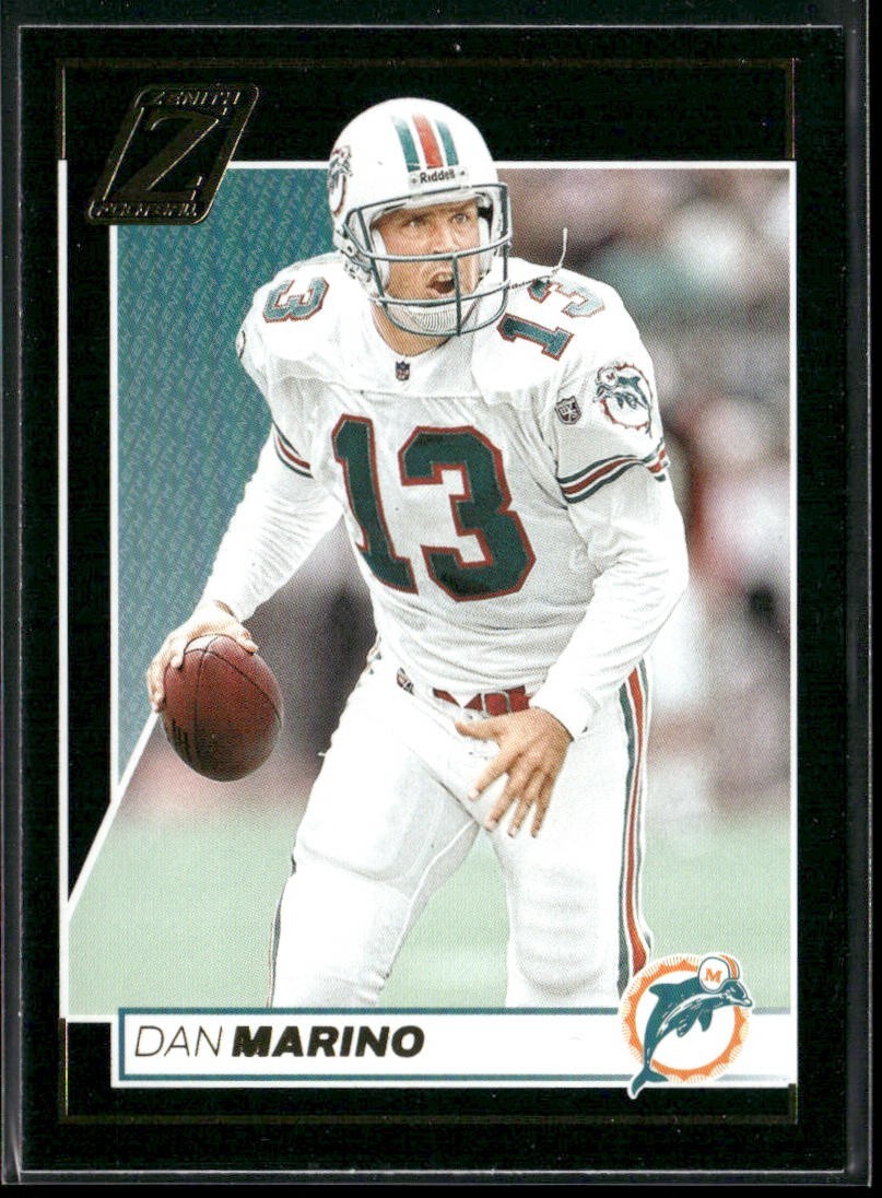 Dan Marino Player Lot Bundle 10 Different Football Cards DM005 Dolphins back