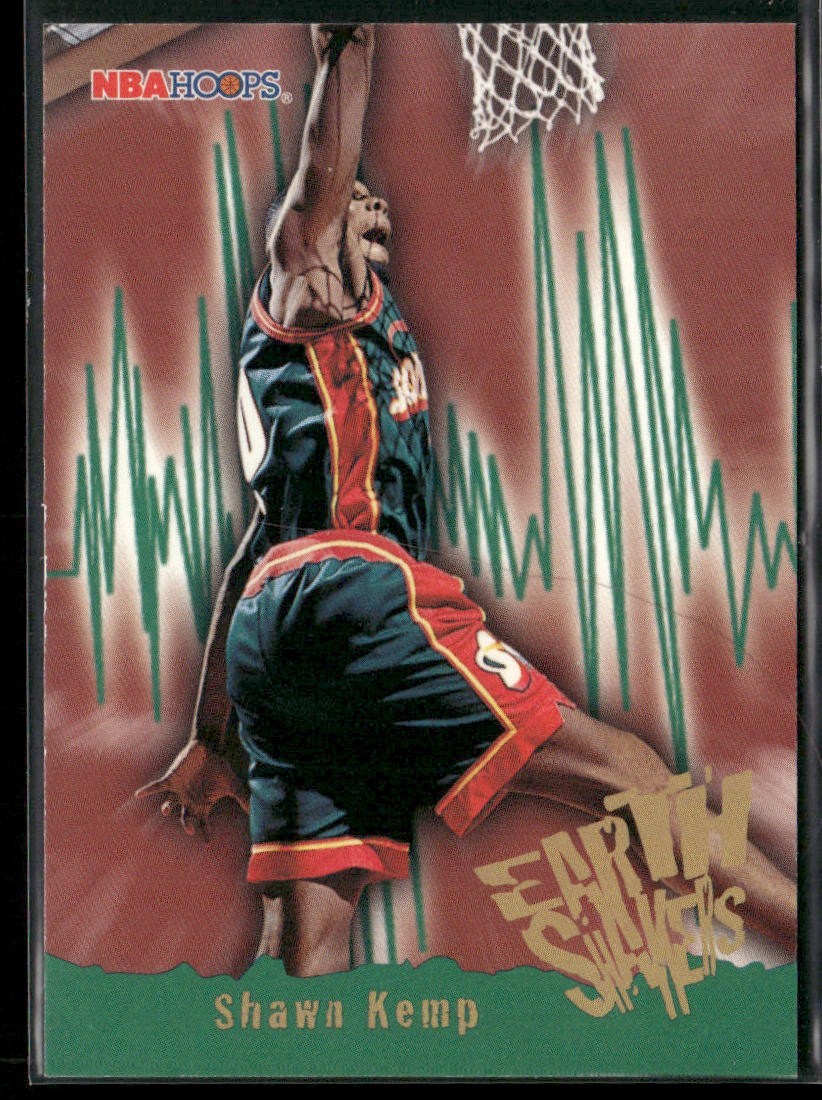 Shawn Kemp Player Lot Bundle 10 Basketball Cards SK004 Supersonics Cavs back