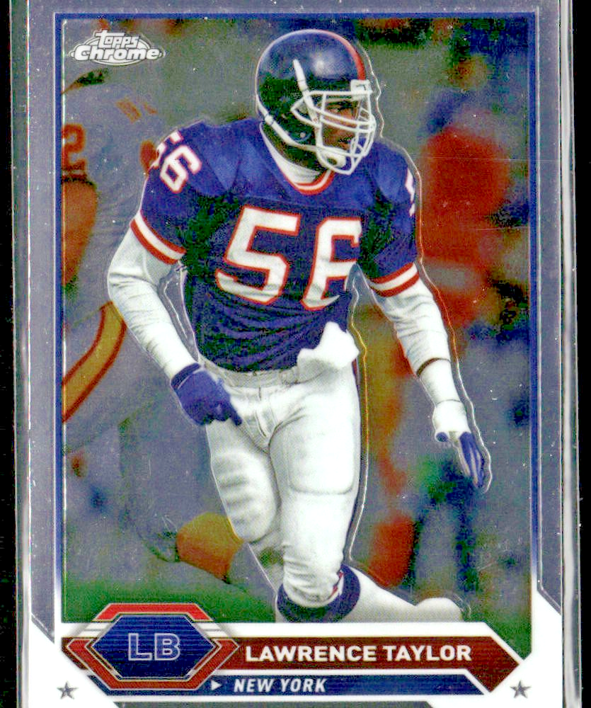 Lawrence Taylor Player Lot Bundle 10 Different Football Cards LT006 Giants front