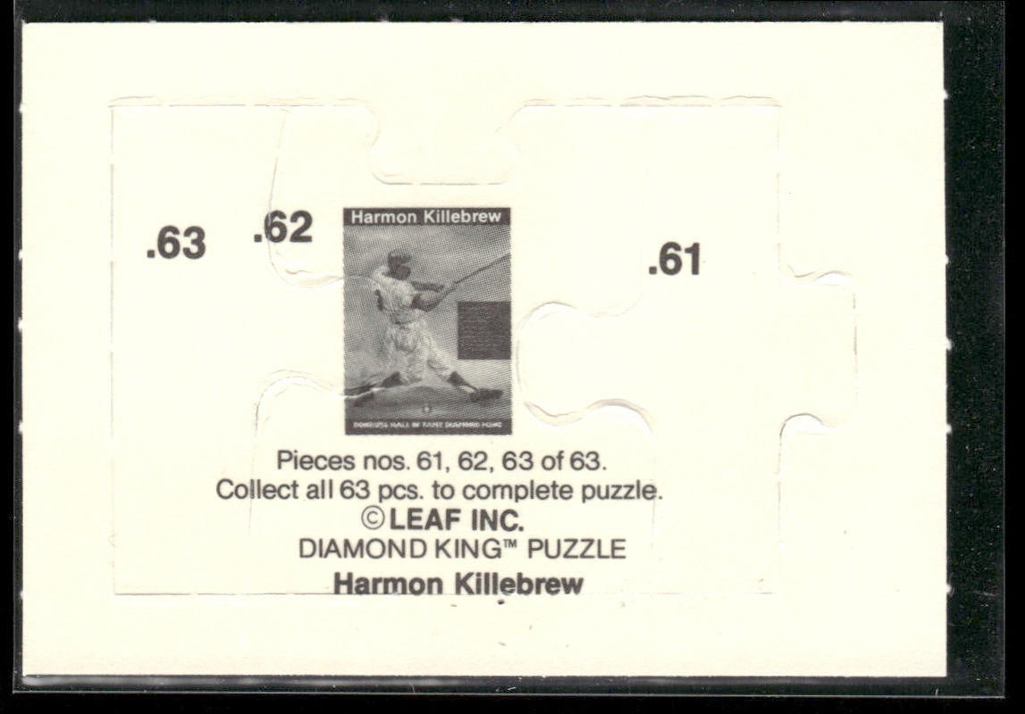 Puzzle Piece Lot Bundle 10 Different Baseball Cards P011 back