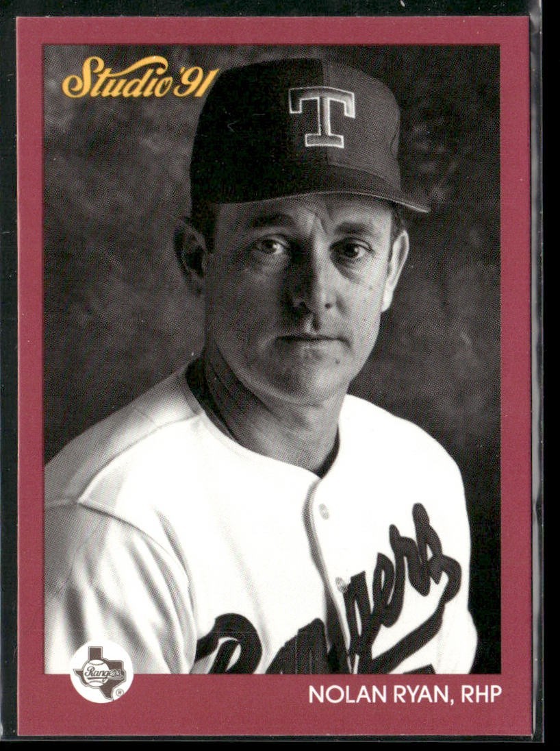 Nolan Ryan Player Lot Bundle 10 Different Baseball Cards NR002 Rangers back
