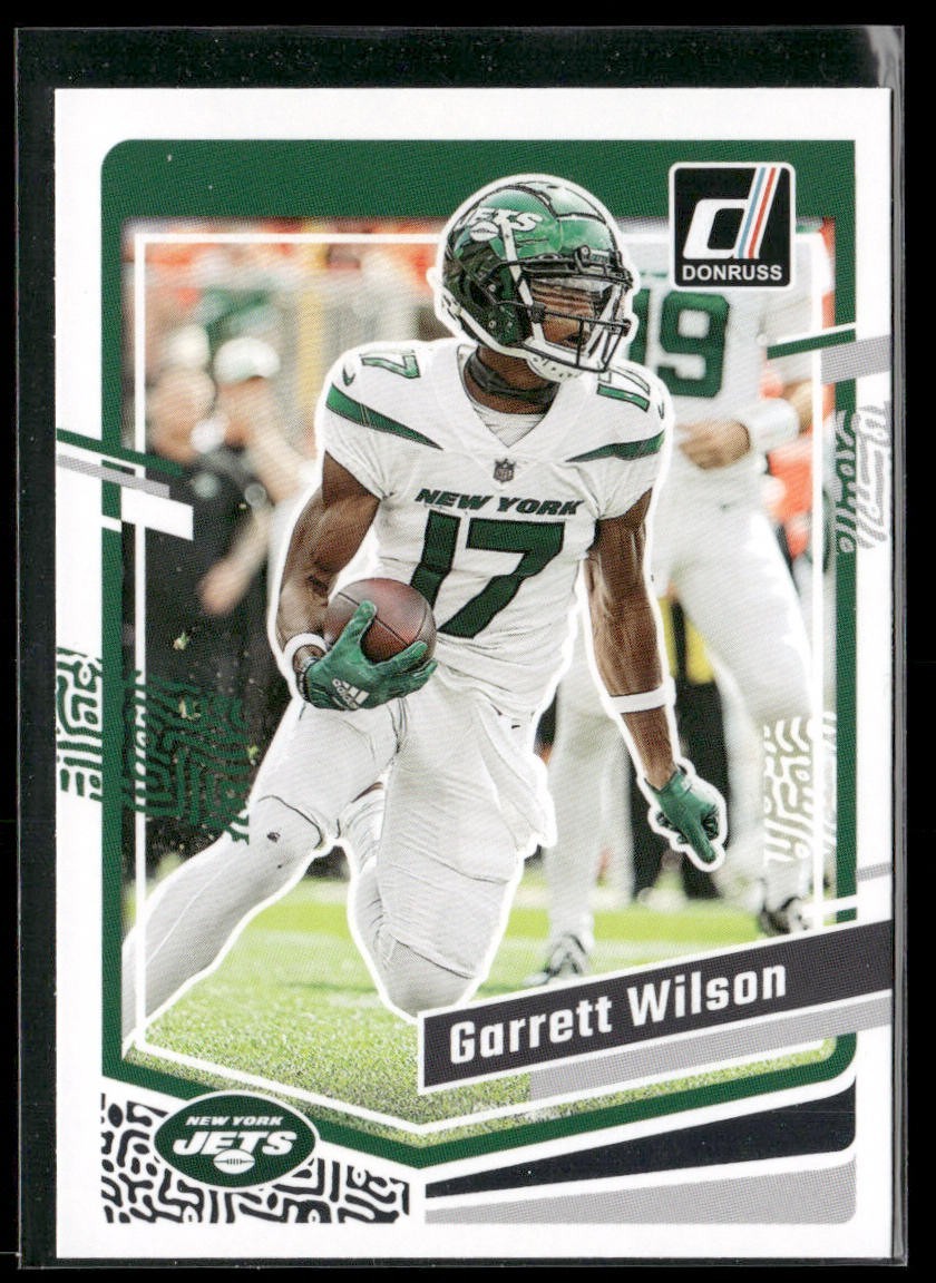 Garrett Wilson Player Lot Bundle 10 Different Football Cards GW002 Jets 4 RC back