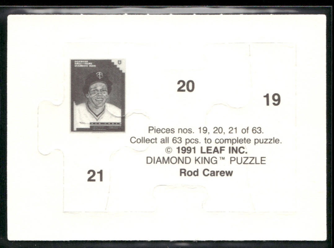 Puzzle Piece Lot Bundle 10 Different Baseball Cards P015 back