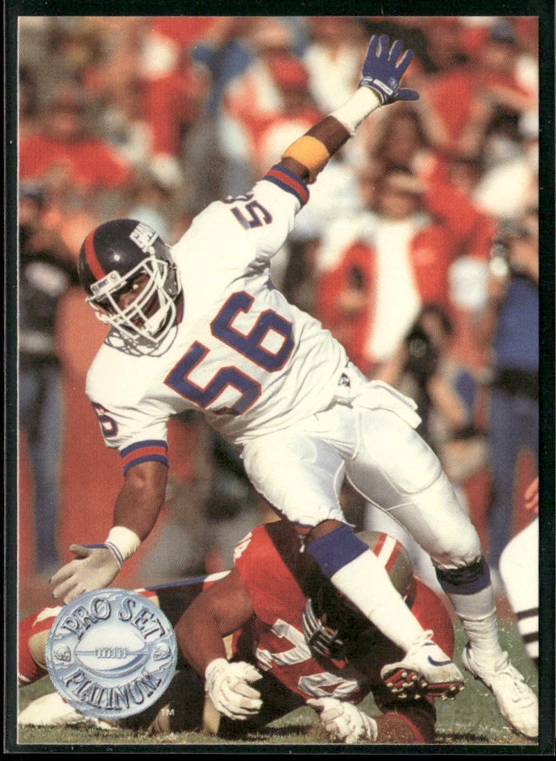 Lawrence Taylor Player Lot Bundle 10 Different Football Cards LT006 Giants back