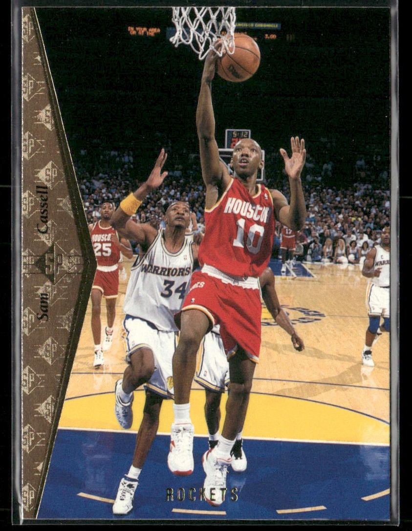 Sam Cassell Player Lot Bundle 10 Basketball Cards SC003 Rockets Nets 2 RC front