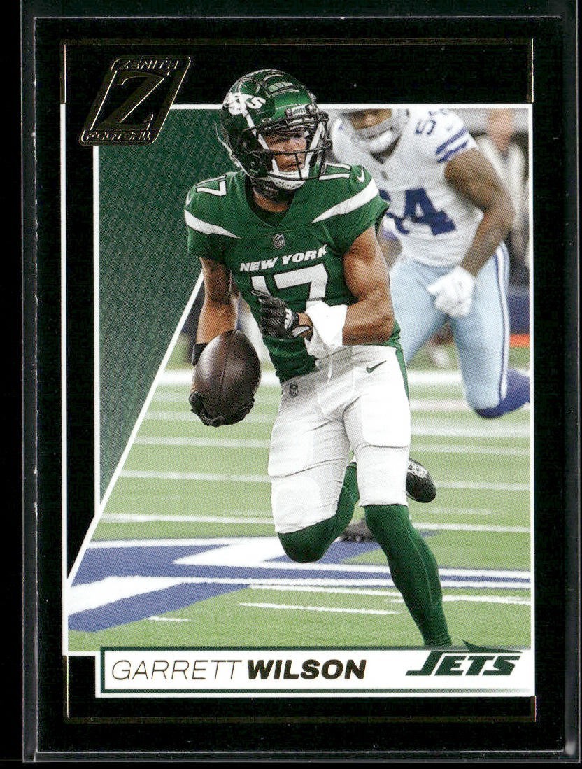 Garrett Wilson Player Lot Bundle 10 Different Football Cards GW002 Jets 4 RC back