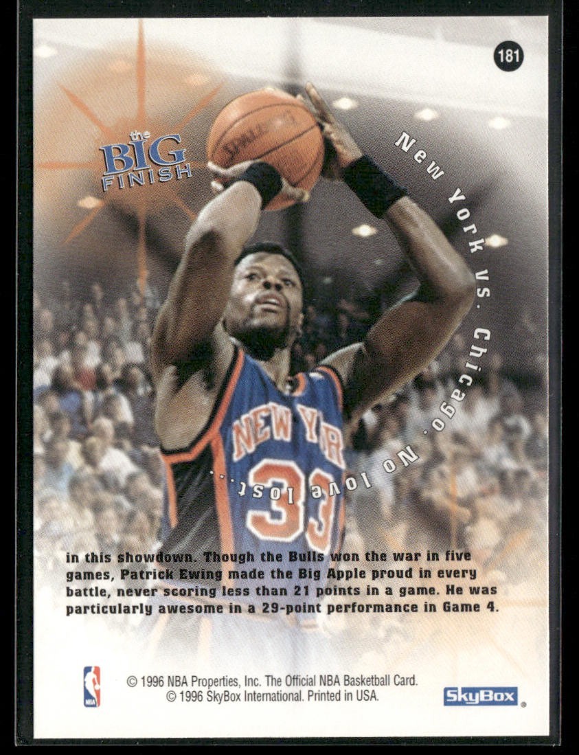 Patrick Ewing Player Lot Bundle 10 Basketball Cards PE003 New York Knicks back