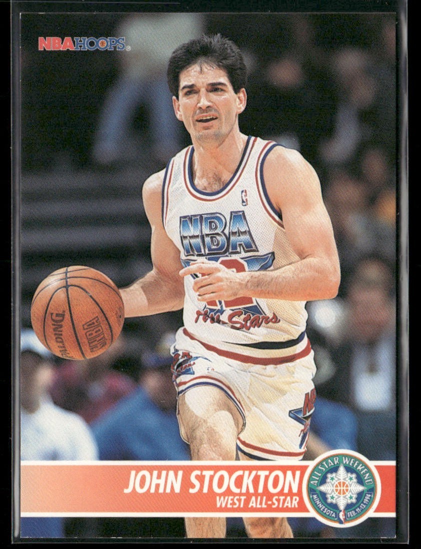 John Stockton Player Lot Bundle 10 Basketball Cards JS006 Utah Jazz back
