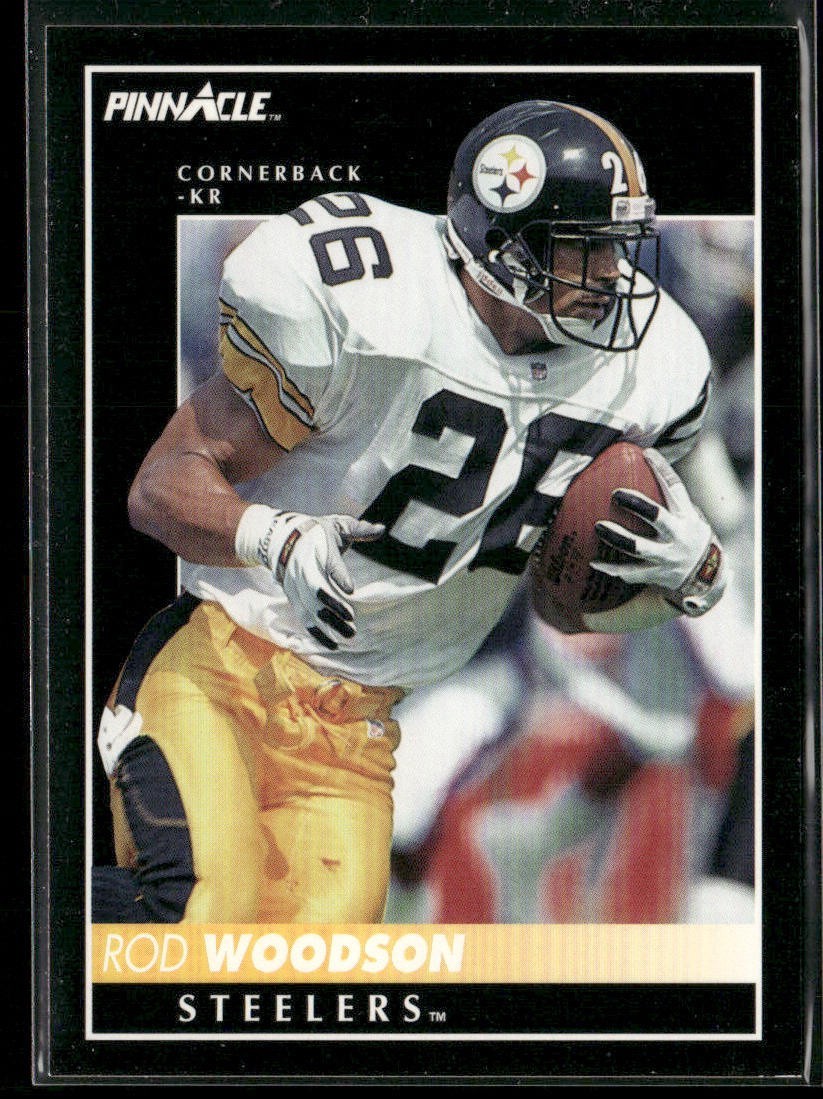 Rod Woodson Player Lot Bundle 10 Different Football Cards RW007 Steelers back