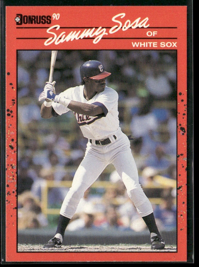 Sammy Sosa Lot Bundle 10 Different Baseball Cards SS001 Cubs back