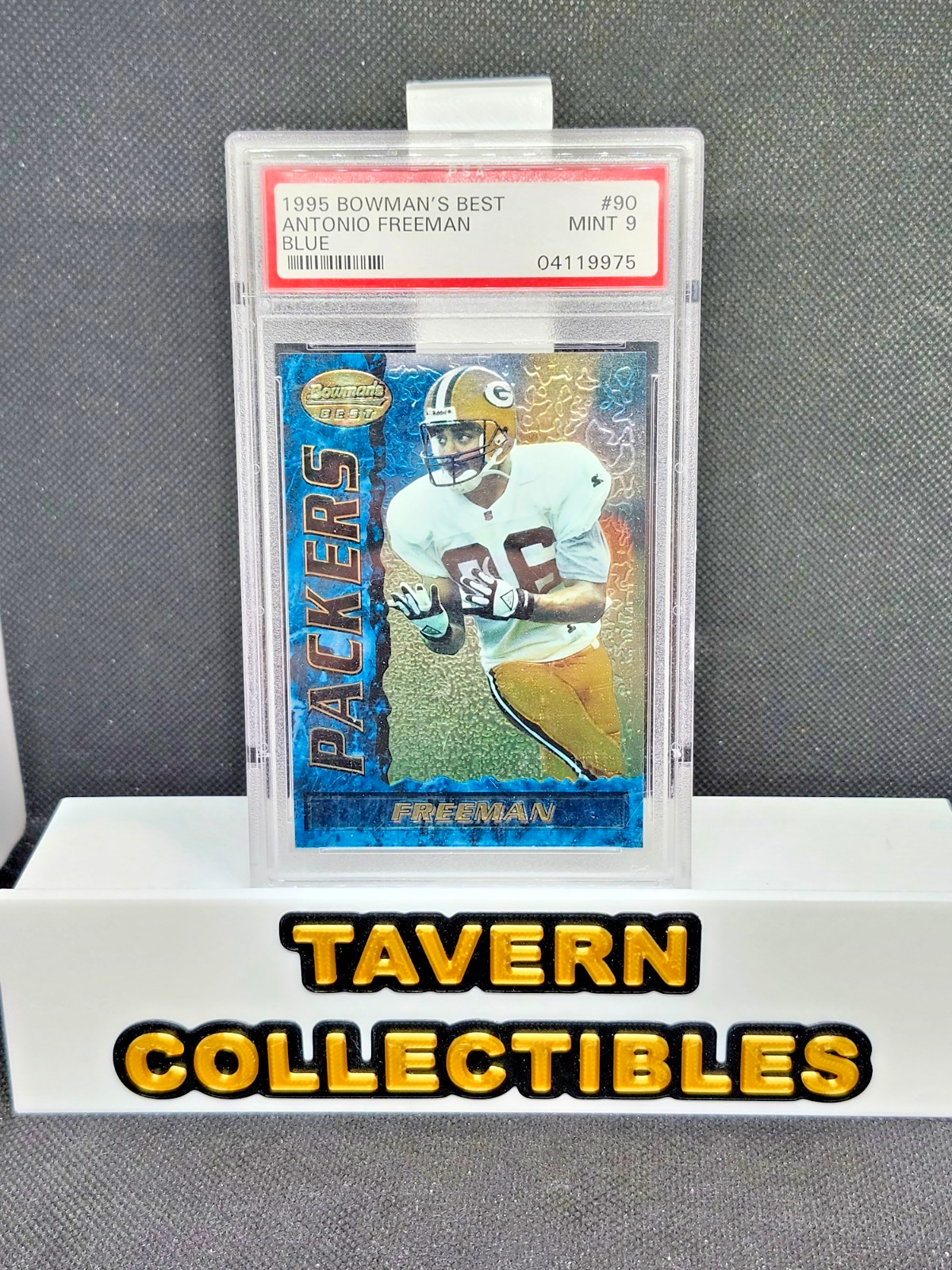 Antonio Freeman 1995 Bowmans Best Blue RC PSA 9 Mint Green Bay Packers front