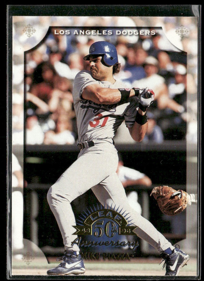 Mike Piazza Player Lot Bundle 10 Different Baseball Cards MP001 Dodgers Mets back