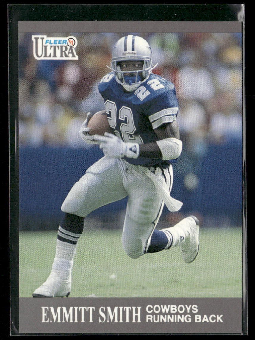 Emmitt Smith Player Lot Bundle 10 Different Football Cards ES007 Cowboys back