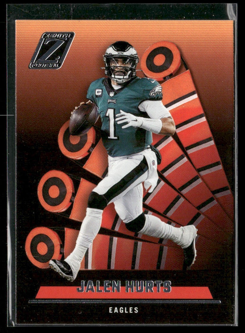 Jalen Hurts Player Lot Bundle 10 Different Football Cards JH002 Eagles back
