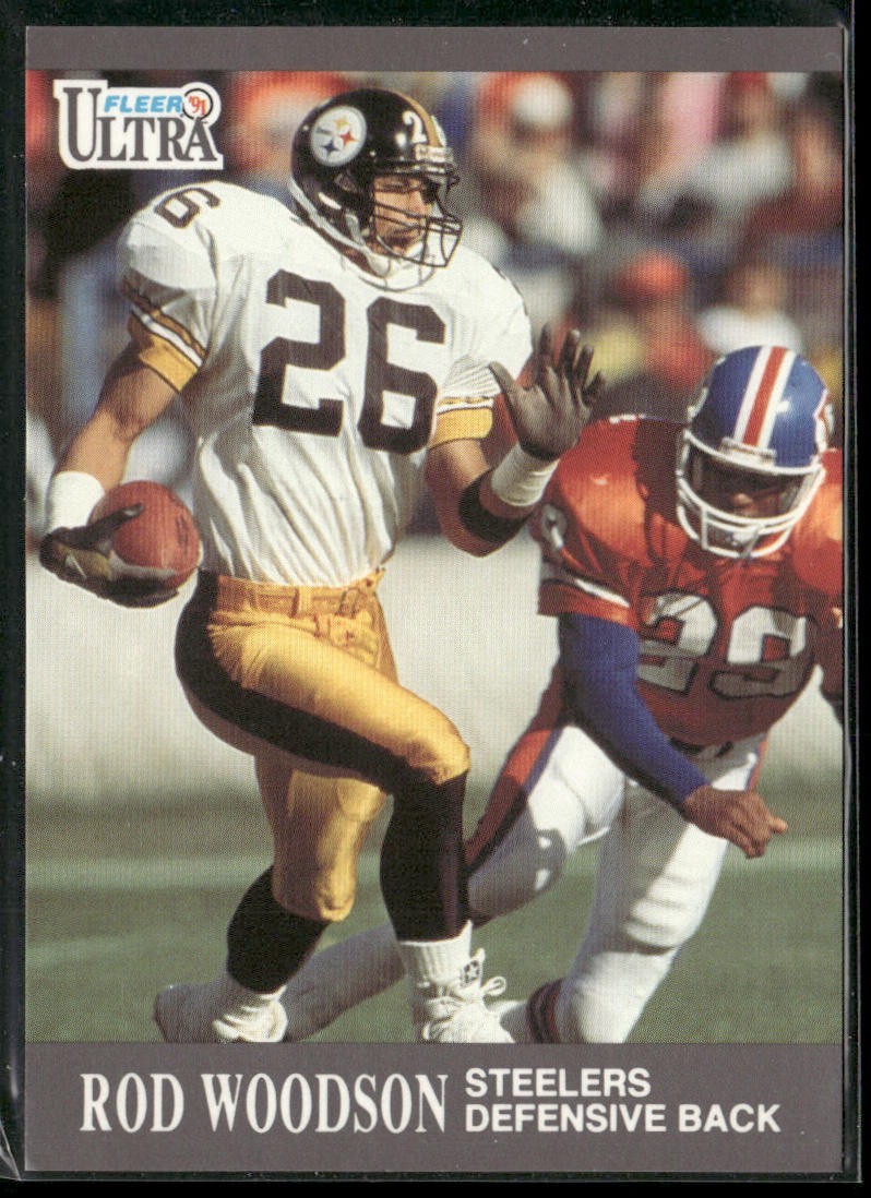 Rod Woodson Player Lot Bundle 10 Different Football Cards RW006 Steelers back