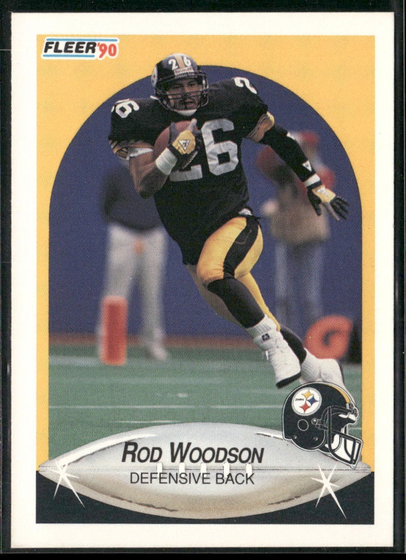 Rod Woodson Player Lot Bundle 10 Different Football Cards RW004 Steelers back