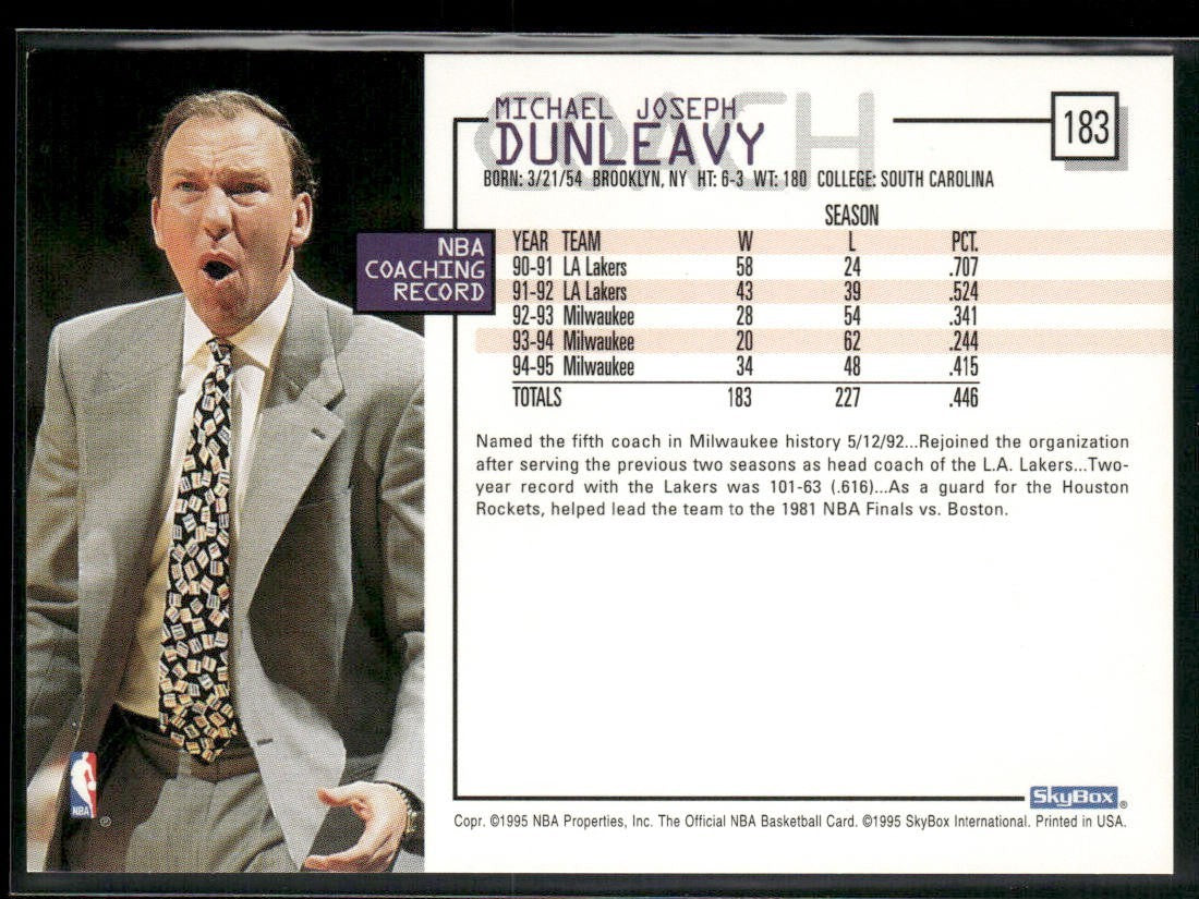 NBA Coaches Lot Bundle 10 Basketball Cards C002 Various Teams back