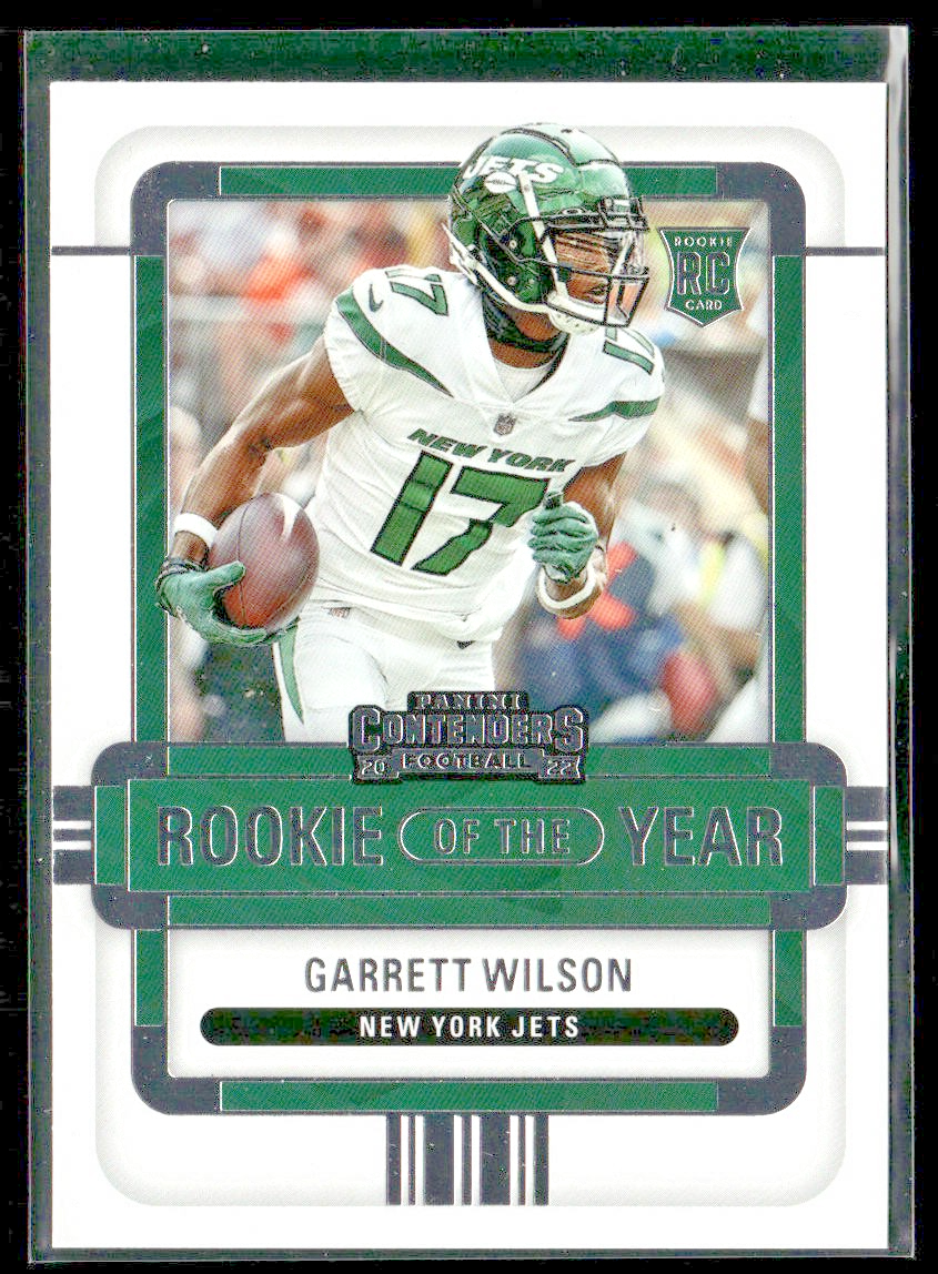 Garrett Wilson Player Lot Bundle 10 Different Football Cards GW002 Jets 4 RC back