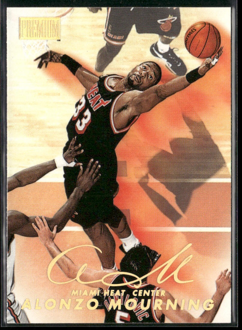 Alonzo Mourning Player Lot Bundle 10 Different Basketball Cards AM005 Heat back