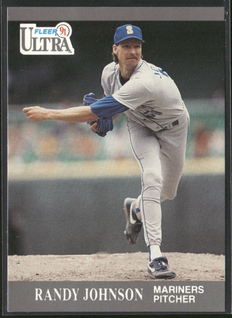 Randy Johnson Lot Bundle 10 Different Baseball Cards RJ001 Mariners back
