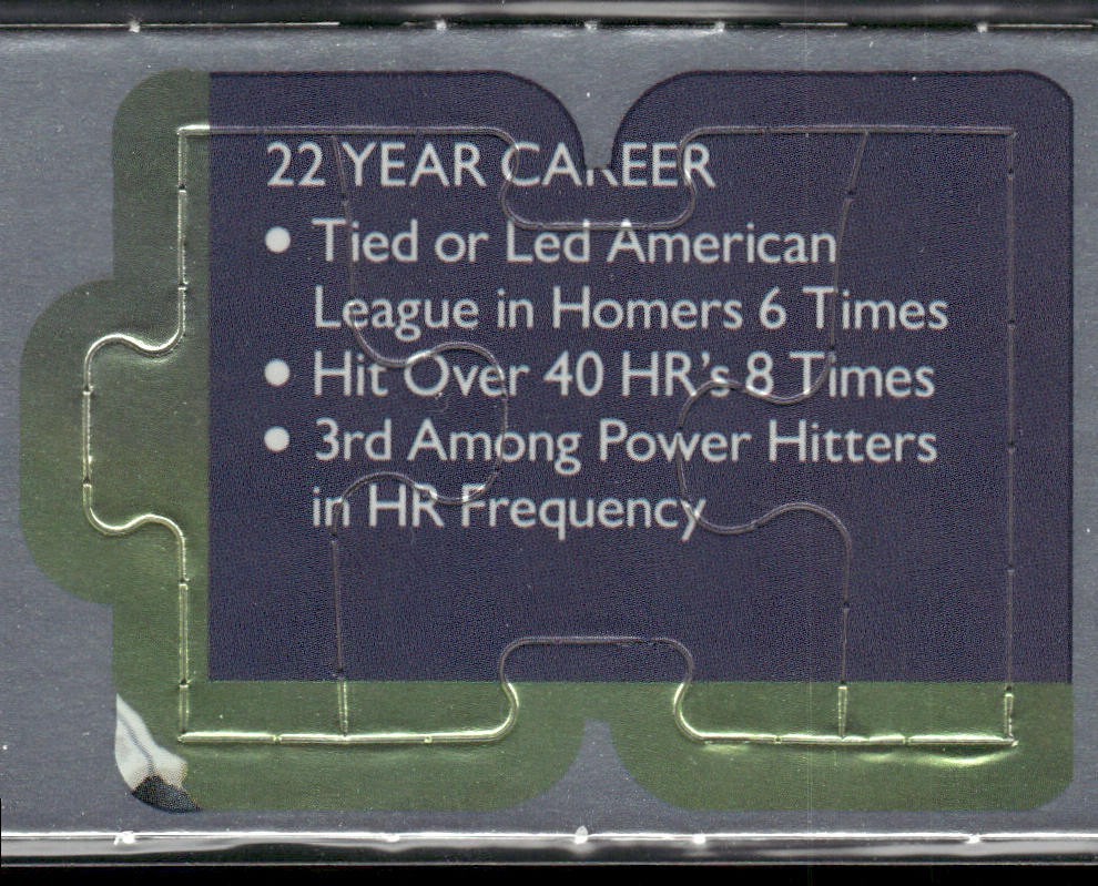 Puzzle Piece Lot Bundle 10 Different Baseball Cards P008 front