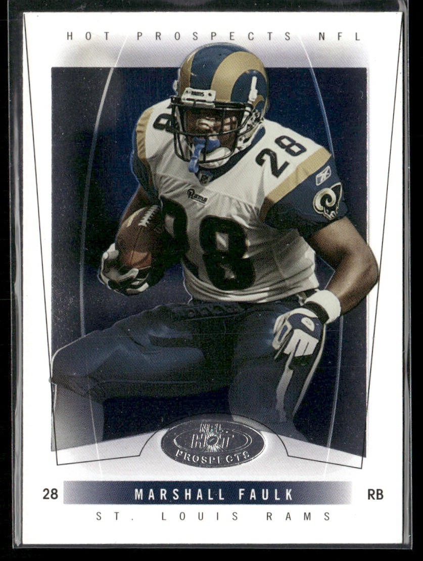 Marshall Faulk Player Lot Bundle 10 Different Football Cards MF002 2 RC back