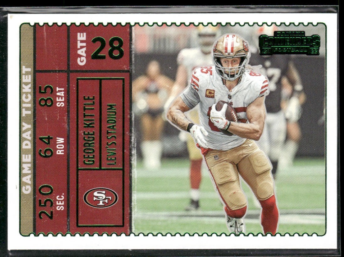 George Kittle Player Lot Bundle 9 Different Football Cards GK001 49ers back