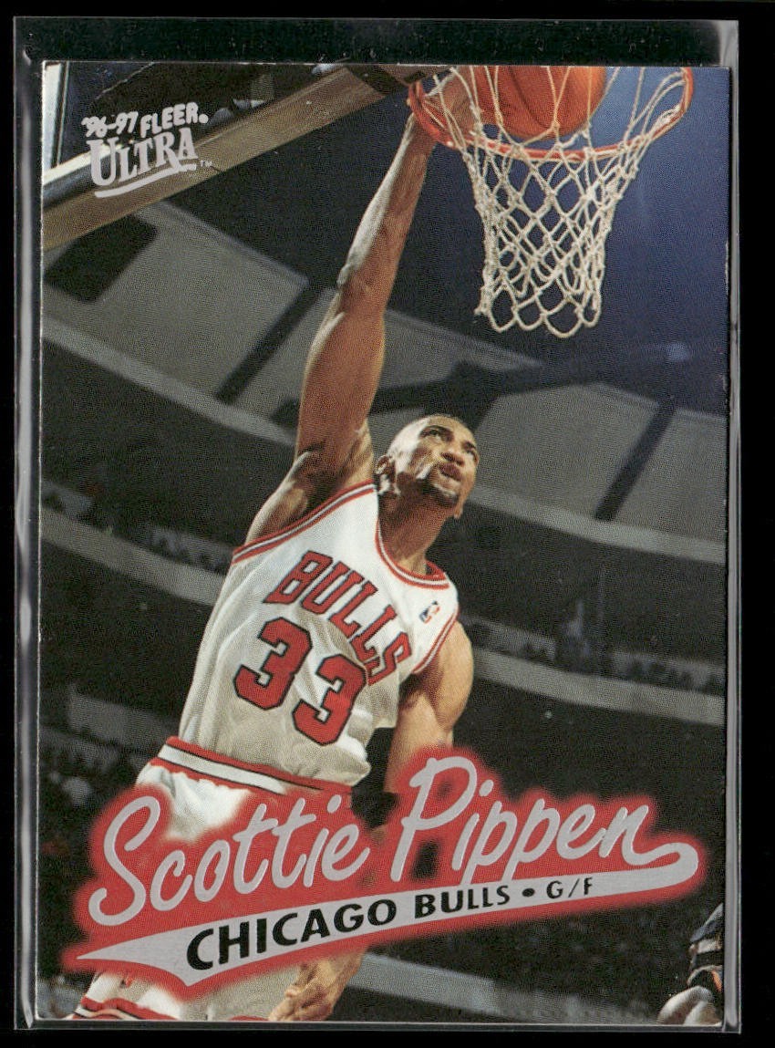 Scottie Pippen Player Lot Bundle 10 Basketball Cards SP003 Chicago Bulls back