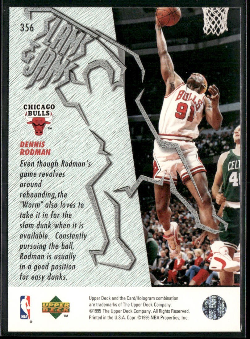 Dennis Rodman Player Lot Bundle 10 Basketball Cards DR001 Spurs Pistons Bulls back
