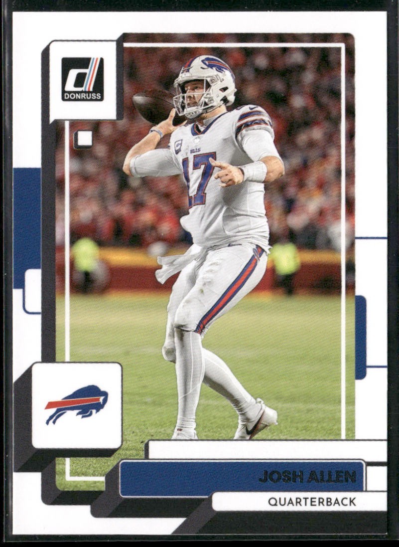 Josh Allen Player Lot Bundle 10 Different Football Cards JA001 Bills back